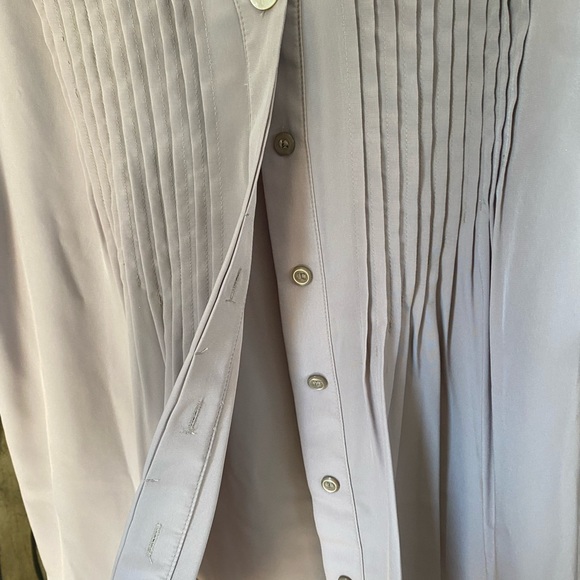 NWT Style & Co Women’s Taupe Pleated Top, size PS - Picture 5 of 8